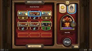 Hearthstone OTK Warrior