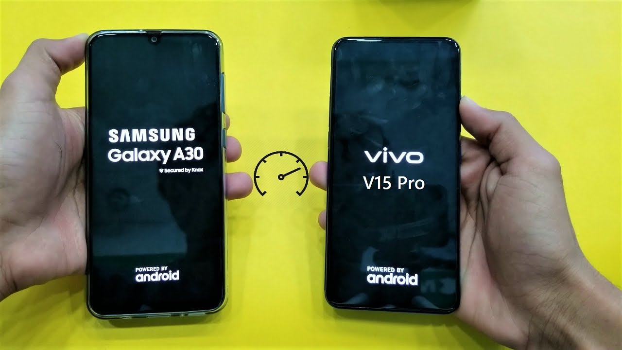 Samsung Galaxy A30 vs Vivo V15 Pro - Speed Test! - (HD)