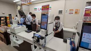 「Lミニマート 小平仲町店」に導入されたターンテーブル式のPOS　-Impress Watch