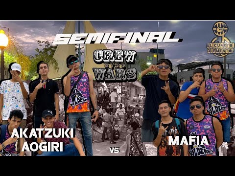 (BATALLÓN) AKATZUKI AOGIRI vs MAFIA - SEMIFINAL | #CrewWars 5vs5