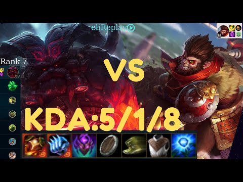 Ornn vs Wukong ( TOP )-  KDA: 5/ 1/ 8 | Rank 7 | EUNE Challenger | League of Legends