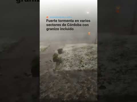 🧊 Una tormenta con granizo afectó la ciudad de Córdoba la noche de este sábado 29 de noviembre y la…