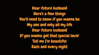 Meghan Trainor - Dear Future Husband (Lyrics HD)