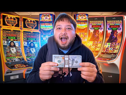 Our CRAZIEST Heater At The Casino!!! (Slot Machines)