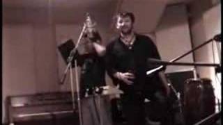 Shane MacGowan recording with Dropkick Murphys