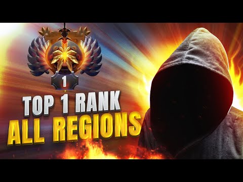 TOP-1 RANK MMR of all regions - America, Europe, SEA, China