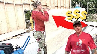 You WON'T BELIEVE HOW MUCH a 7/16 4' x 8' OSB COSTS! $$$ | Why We BOUGHT Instead Of BUILD!
