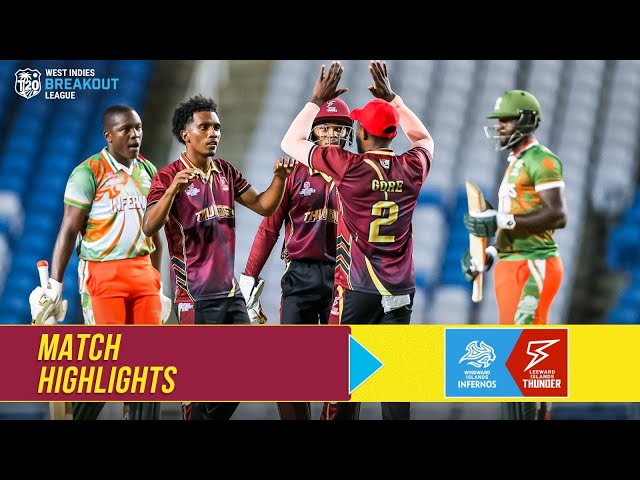 Highlights | Playoffs | Windward Islands Infernos vs Leeward Islands Thunder | West Indies T20 Highlights | Playoffs | Windward Islands Infernos vs Leeward Islands Thunder | West Indies T20