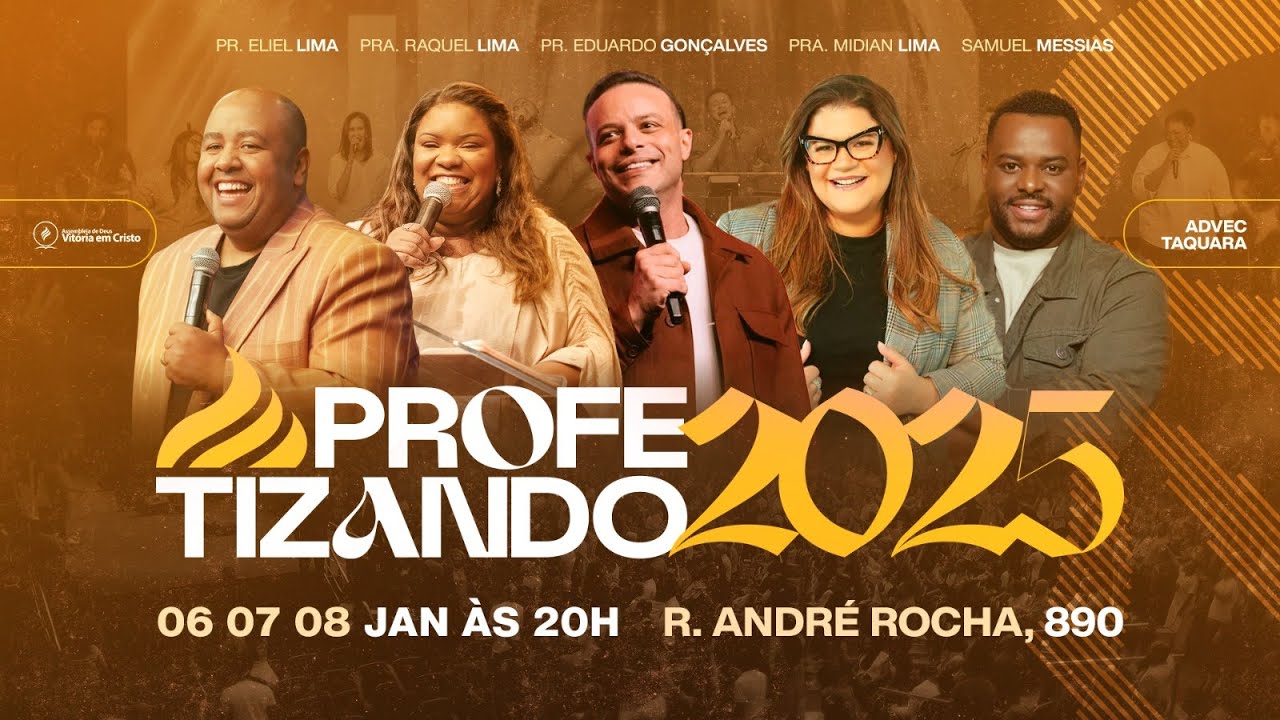 Profetizando 2025 | Pr. Eduardo Gonçalves e Samuel Messias | 06/01/2025