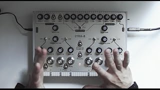 LYRA-8 organismic synthesizer (Demo of the prototype with English subtitles)