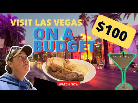 $100 in Las Vegas | 32 hour trip  #budgetvegas #vegas2023