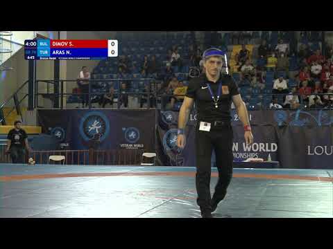 BRONZE GR - 78 kg: S. DIMOV (BUL) v. N. ARAS (TUR)