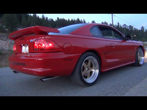 Mustang cobra H&R lowering springs install