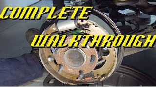 2008-2012 Ford Escape Rear Drum Brakes Replacement