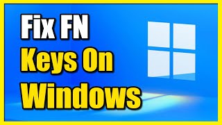 How to Enable or Disable FN Functions Keys on Windows 11/10 (Fn Keys Not Working)