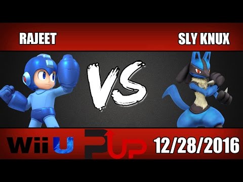 Rajeet (Cloud/Mega Man) vs. Sly Knux (Lucario ) - Wii U Losers Round 1 - SOS