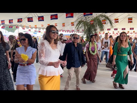 Ano Novo Khmer em Wat Fontana, Califórnia, 30 de abril de 2023 EP9 សួស្តីឆ្នាំថ្មីនៅវត្ត Mosteiro de Paduma.