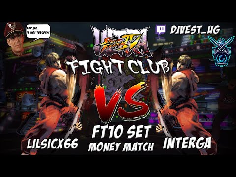 USF4 Fight Club - lilsicx66 VS Interga FT10 Set Money Match ($100)