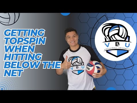 Getting Topspin EVEN When Hitting From Below The Net