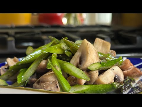 Best Asparagus and Mushrooms: how to simply sauté these two fresh vegetables