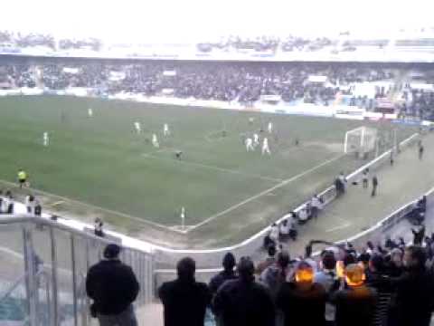 Tercer gol del elche al sabadel