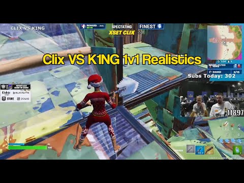Clix VS K1ng 1v1 Realistics!