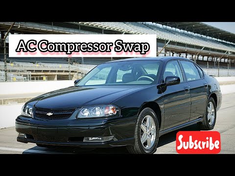 2000-2005 3.4 impala ac compressor replacement