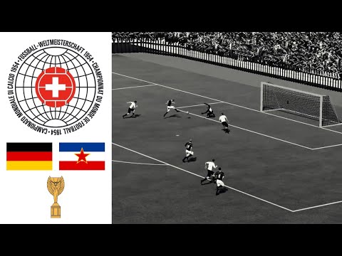 FIFA WORLD CUP SWITZERLAND 1954 - West Germany vs Yugoslavia (Quarter-Finals)