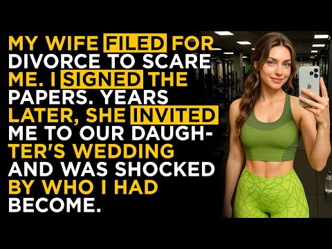 My wife filed for divorce to scare me. I signed the papers. Years later, she invited...