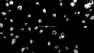 Falling diamond stock footage background | diamond background video | Royalty Free Footages