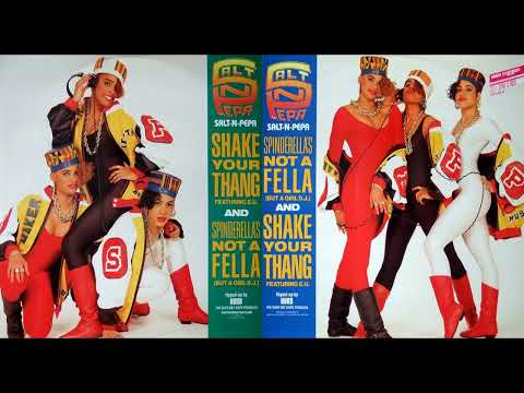 Salt 'N' Pepa - Spinderella's Not A Fella (But A Girl DJ) (Vocal Long version '88)