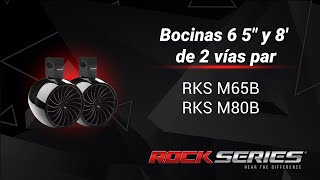 Bocinas 6 5″ y 8' de 2 vías par  RKS M65B  y RKS M80B