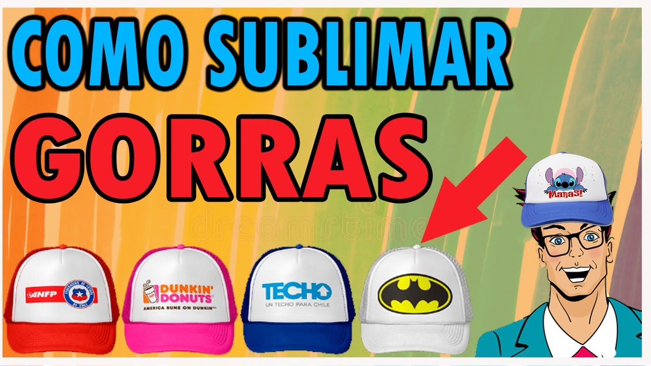 COMO SUBLIMAR GORRAS paso a paso  PARA NIÑOS 2020 / como personalizar gorra con sublimacion 2020