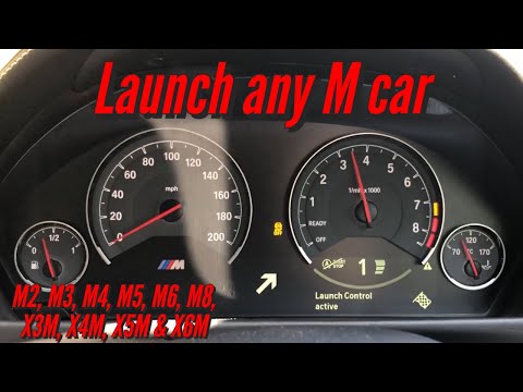 HOW TO DO LAUNCH CONTROL IN A BMW M ||M2, M3, M4, M5, M6, M8, X3M, X4M, X5M & X6M|| M140,M135||