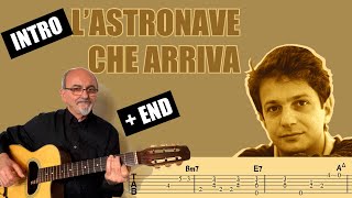 L’ASTRONAVE CHE ARRIVA — Sergio Caputo intro chitarra con intavolatura