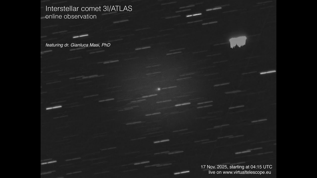 Interstellar comet 3I/ATLAS, an exceptional object: online observation – 17 Nov. 2025.
