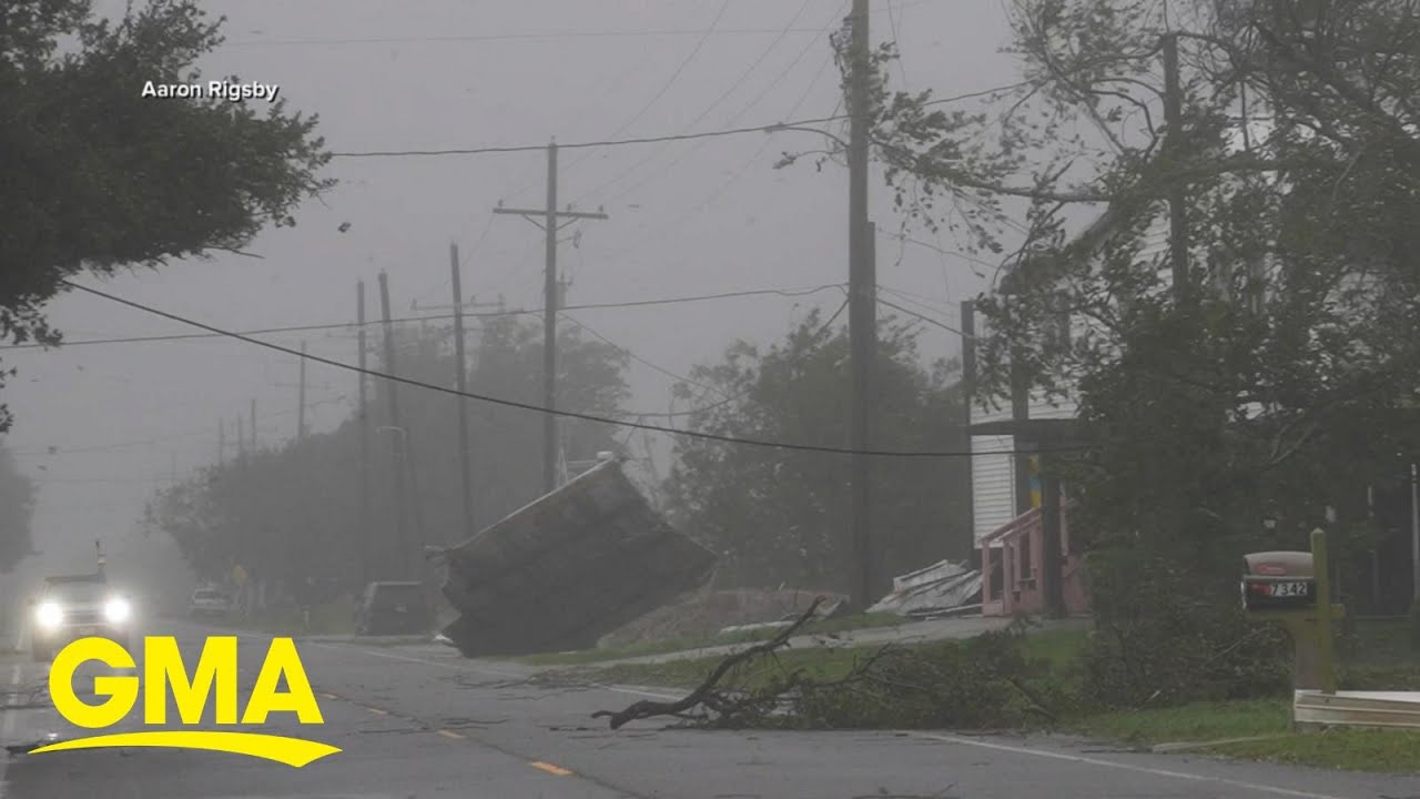 Remnants of Hurricane Francine batter the South