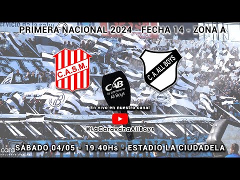 #SanMartin (T) vs #AllBoys | #PrimeraNacional 2024 - FECHA 14 - ZONA A