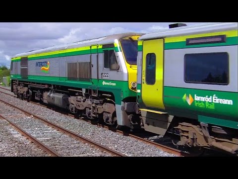 Irish Rail Mark 4 Intercity Train + 201 Class Loco - Monasterevin, Kildare