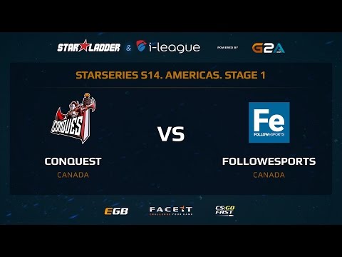 Conquest vs FollowEsports - Map 2 - Overpass (SL i-League StarSeries XIV)