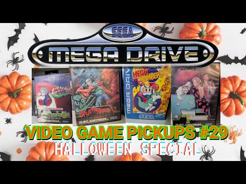 Video game pickups #29 Rare Sega Megadrive HALLOWEEN SPECIAL!