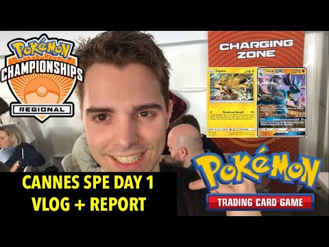 CANNES SPE Zapdos/Lucario GX Report + Vlog - DAY 1 (Pokemon TCG)