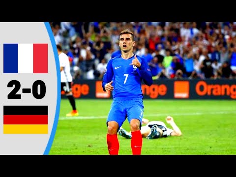 France 2 × 0 Germany | Extended Highlight and goals ( Euro-2016)