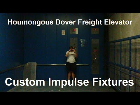 A humongous Dover Impulse Hydraulic Freight Elevator with CaptainElevator42189!