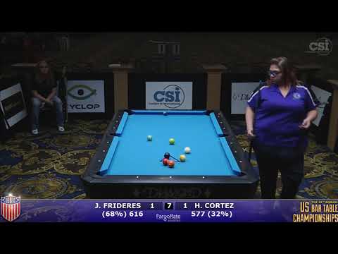 2017 US Bar Table Championships 9-Ball: Jessica Frideres vs Heather Cortez