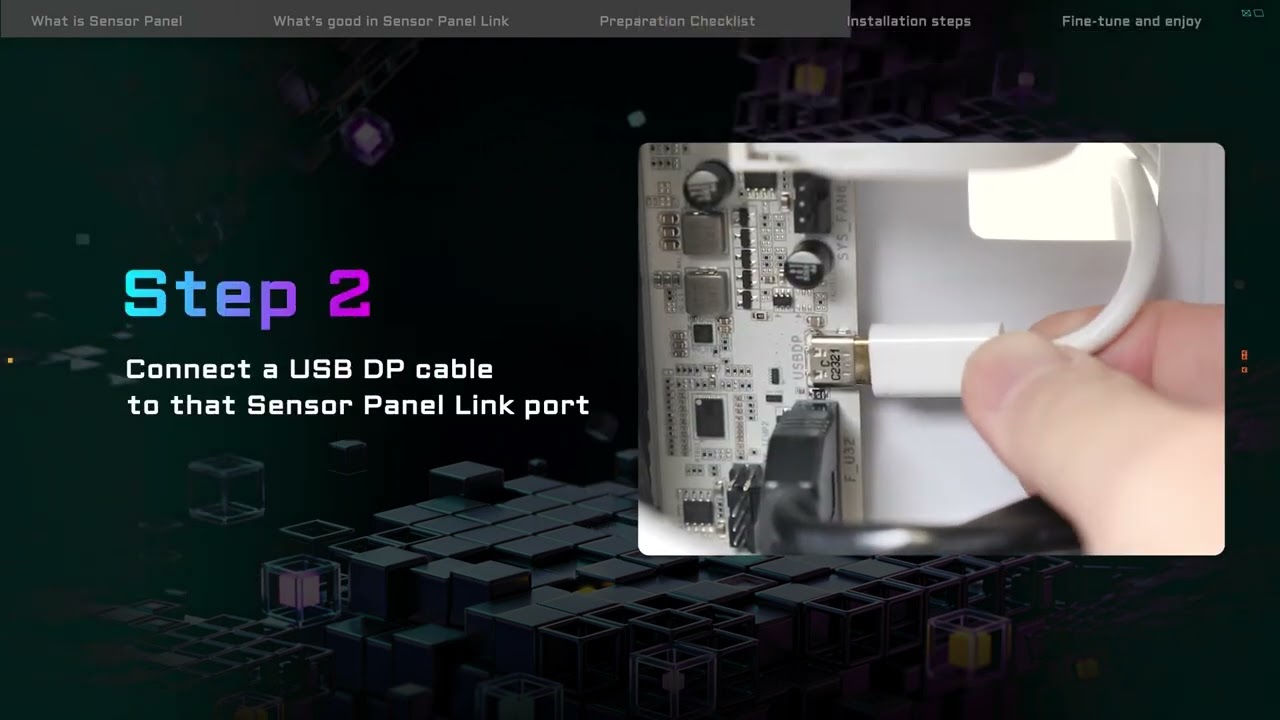 How to Set Up and Use Sensor Panel Link AORUS 101