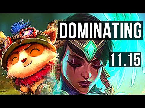 TEEMO vs KARMA (TOP) | 2.5M mastery, 8/2/6, 400+ games, Dominating | NA Diamond | v11.15