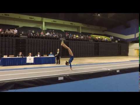 Francesca - Tumbling - Level 4  - Pass #1 - 2017 T&T Region 5 Championships