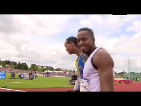 308 Dimitri Bascou 13 05 wins 110m Hurdles Final French Athletics Championships 2016 HD