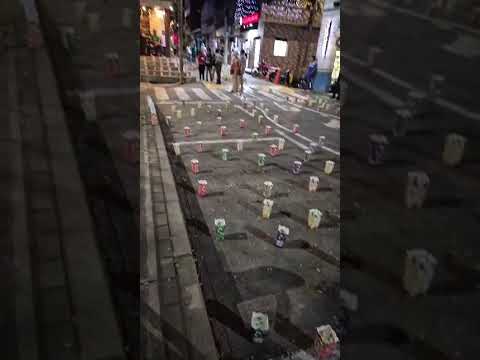 Noche de velitas en Tarso Antioquia Colombia 1